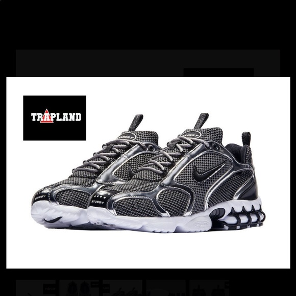 NIKE AIR ZOOM SPIRIDON CAGE 2 STUSSY PURE PLATINUM